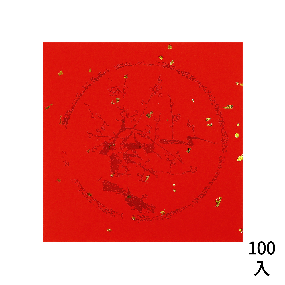 灑金瓦當單字春聯組100張/包