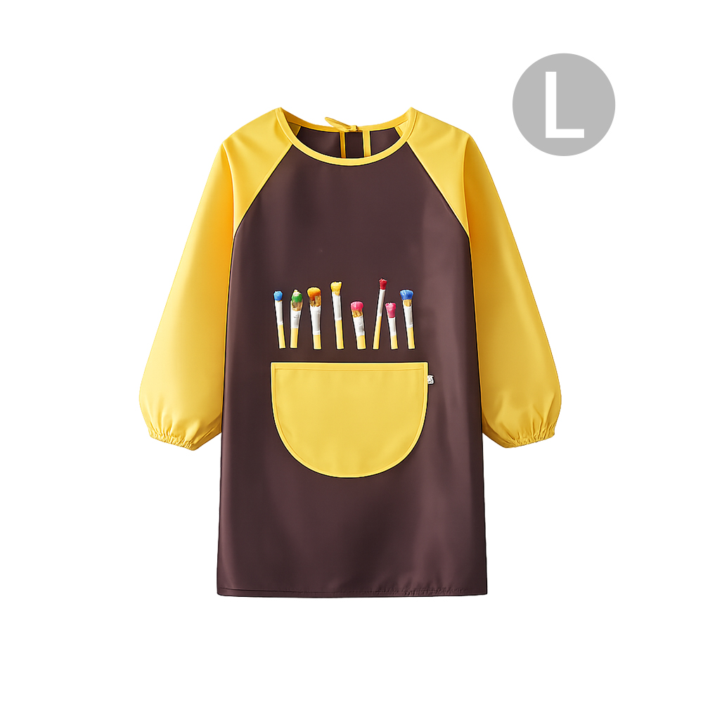 防水彩繪衣-L號 (咖)