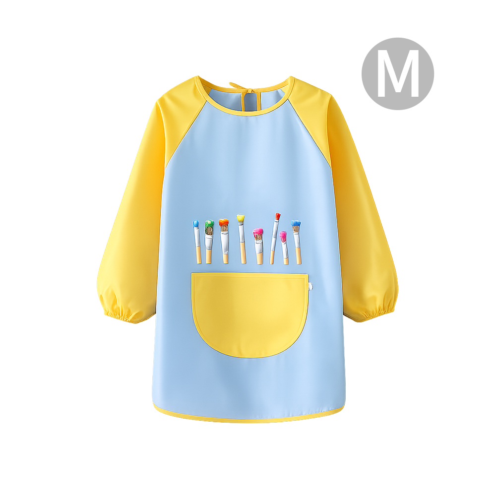 防水彩繪衣-M號 (藍)