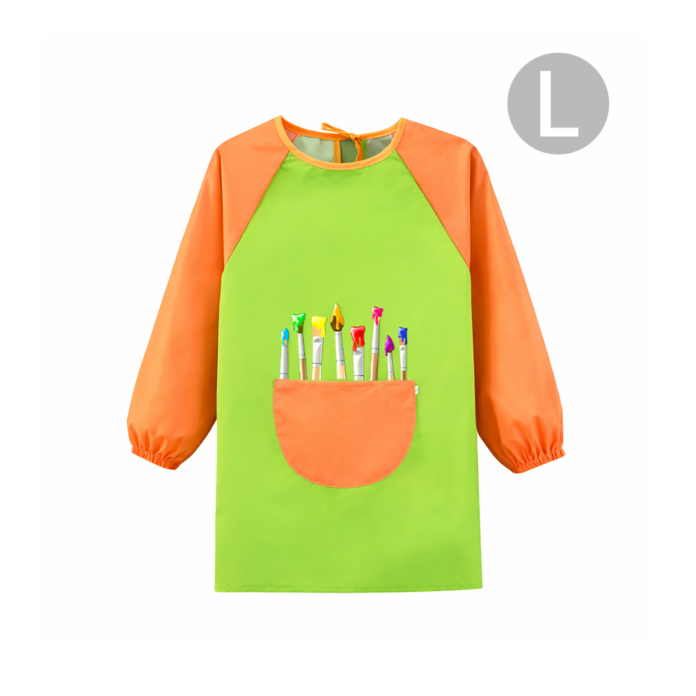 防水彩繪衣-L號 (綠)