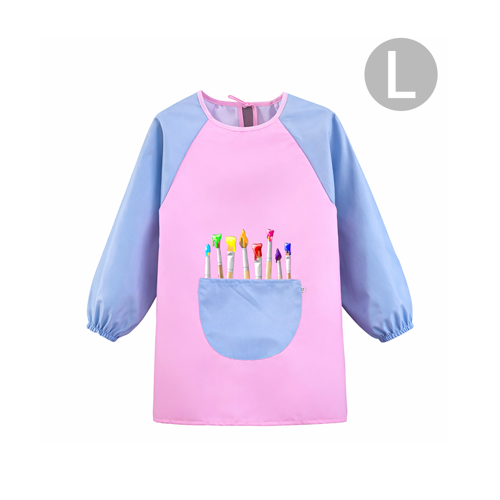 防水彩繪衣-L號 (粉)