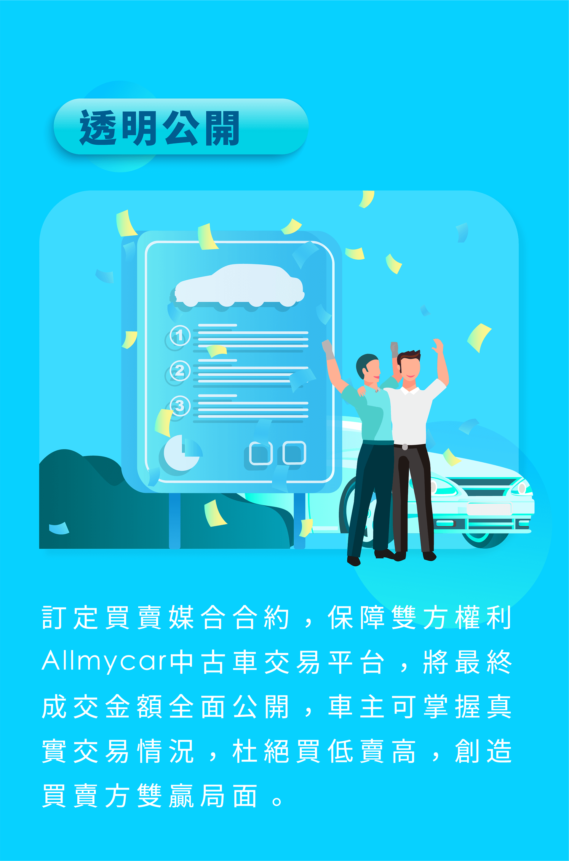 Allmycar是最可靠透明的中古車網路交易平台 讓自售中古車有最好體驗