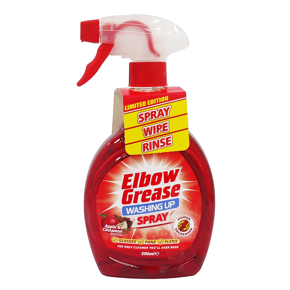 英國 Elbow Grease 蘋果肉桂噴霧洗碗精(500ml)