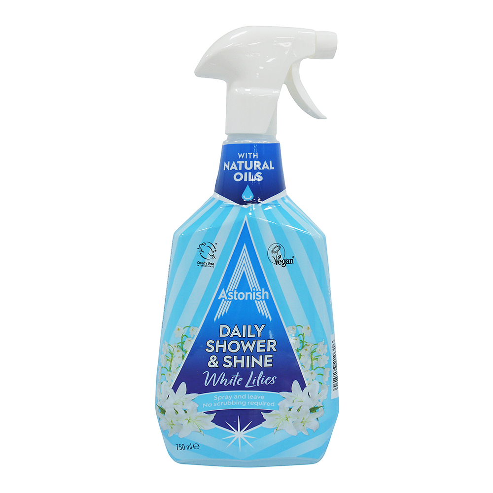 英國 ASTONISH 浴廁清潔劑 白百合 (750ml)
