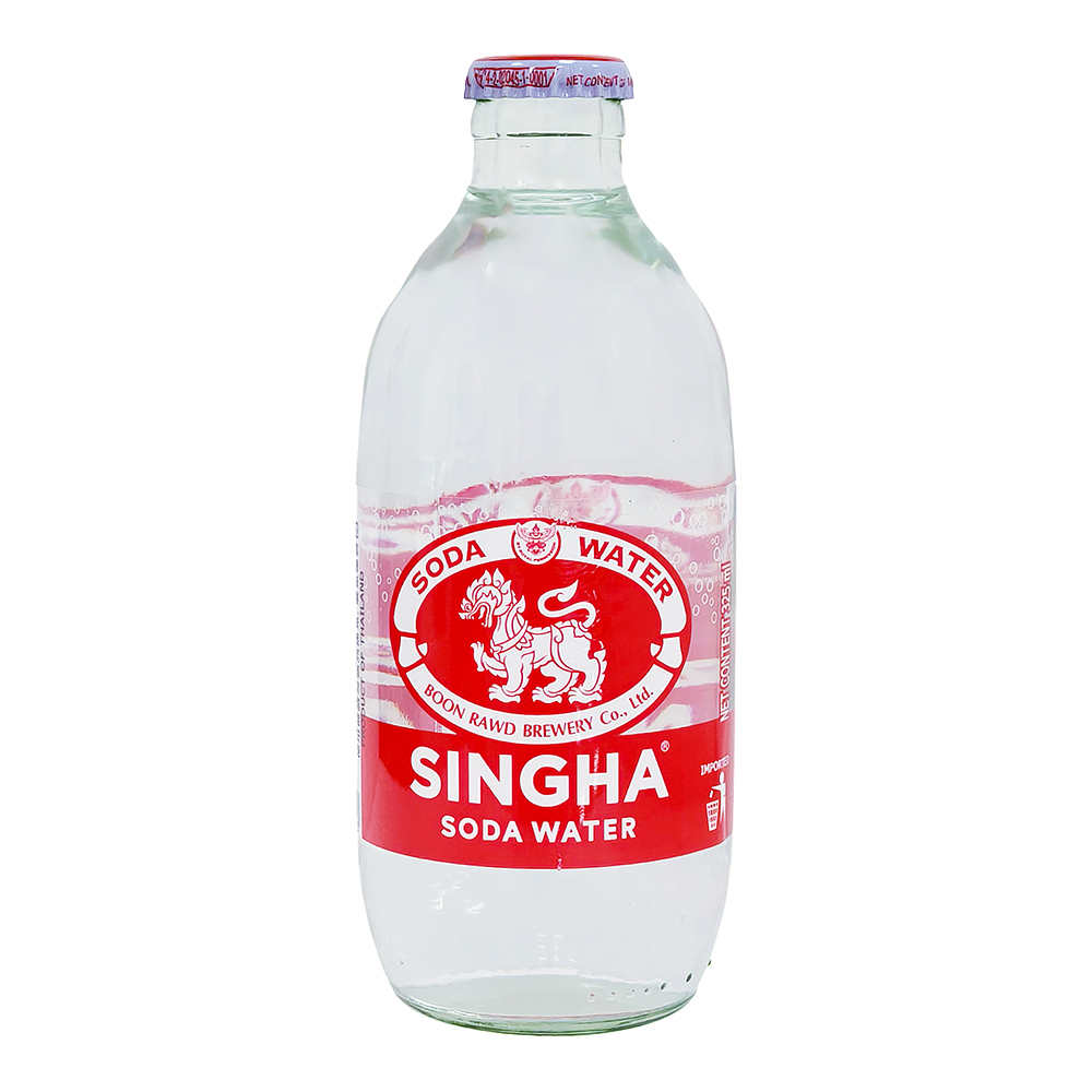 泰國SINGHA SPARKING WATER 氣泡礦泉水 玻璃瓶裝(325ml/24瓶)