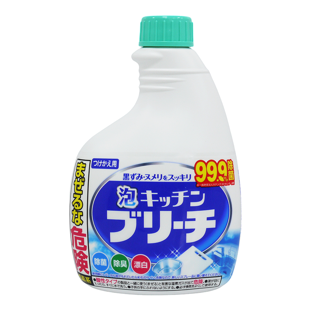 日本MITSUEI 三井 廚房泡沫漂白噴霧 補充瓶(400ml)