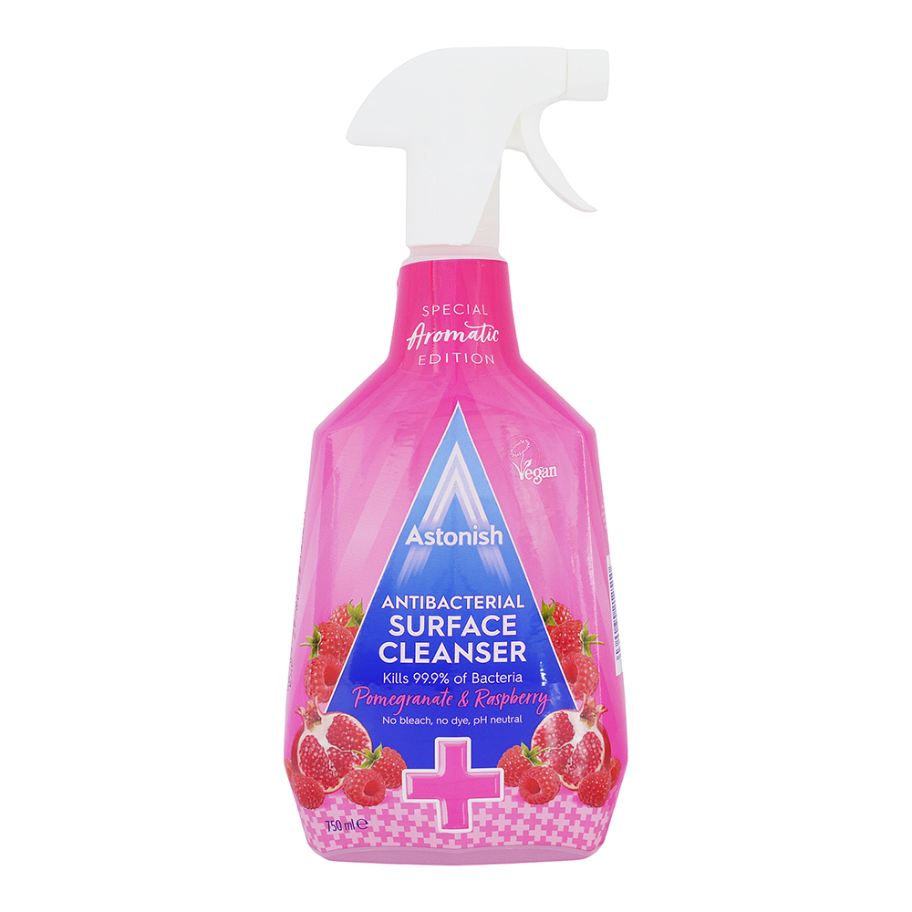 英國 Astonish 抗菌表面清潔劑 石榴和覆盆子 (750ml)