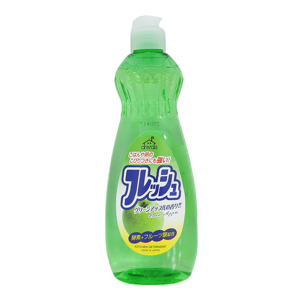 日本 Rocket 火箭石鹼 中性洗碗精 青蘋果香(600g)