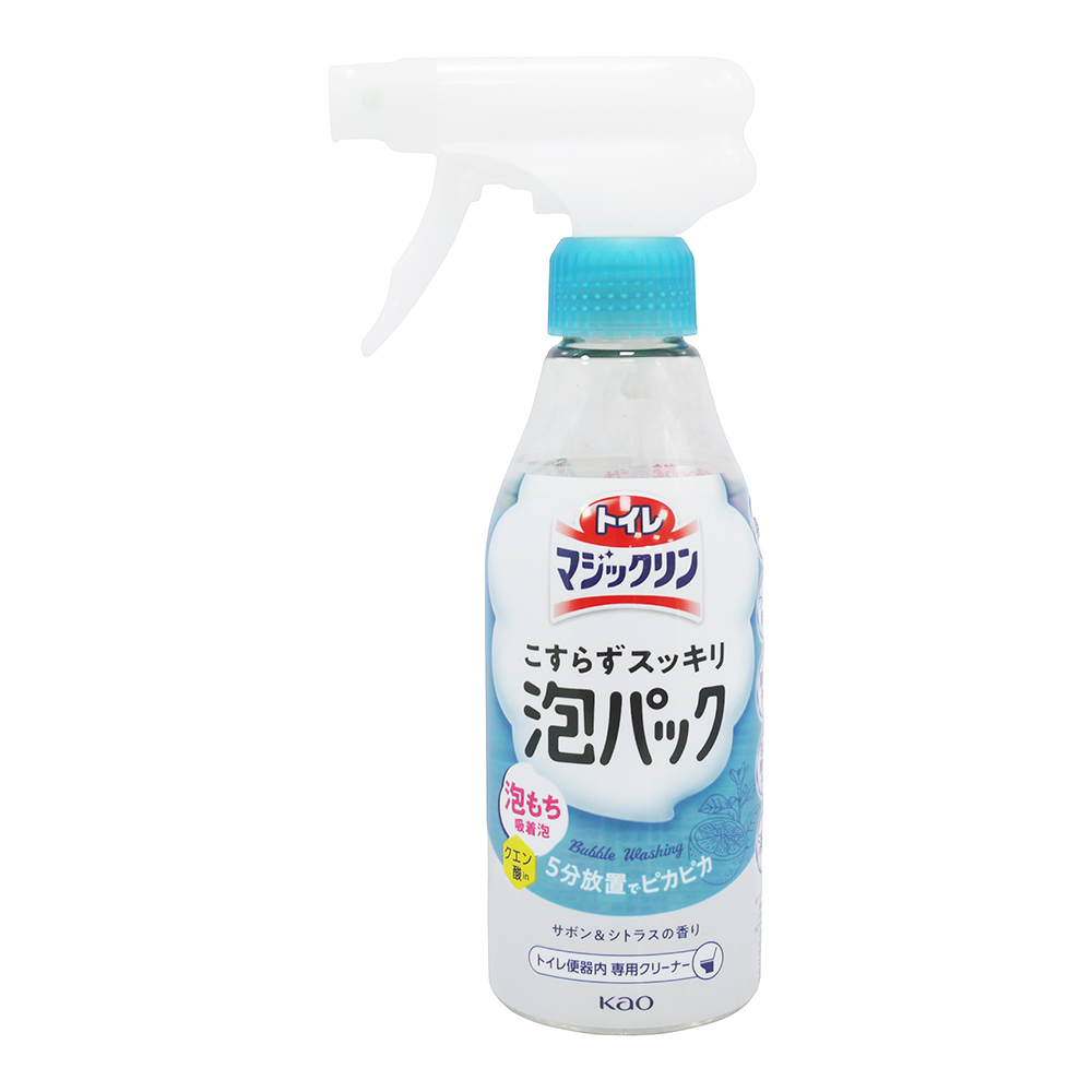 日本花王 KAO Magiclean 免擦洗清爽馬桶泡沫清潔劑 皂香&柑橘香(300ml)