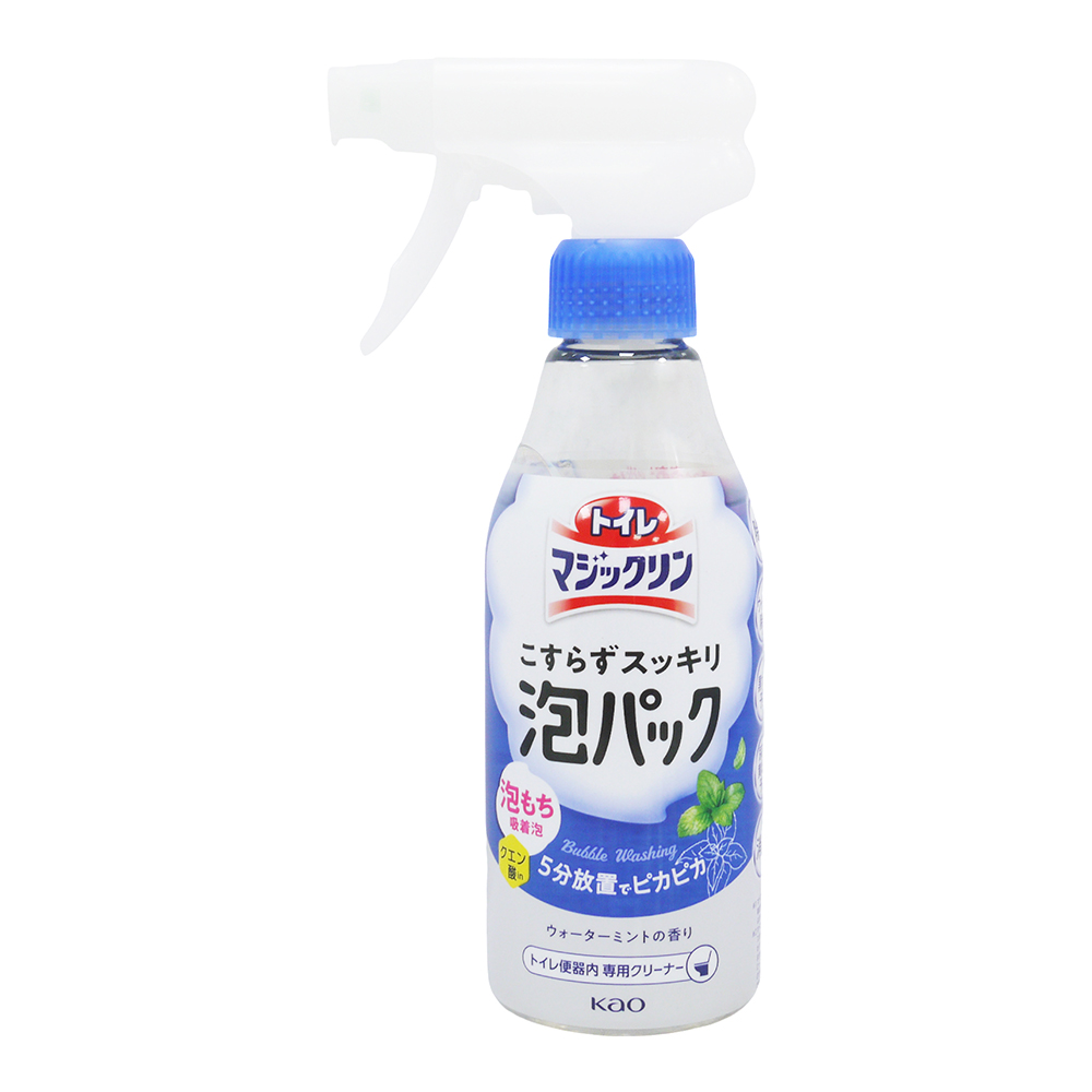 日本花王 KAO Magiclean 免擦洗清爽馬桶泡沫清潔劑 薄荷香(300ml)