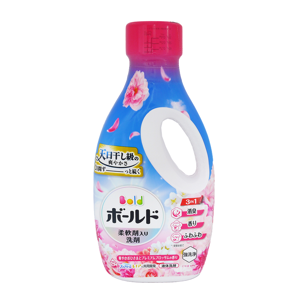 日本P&G Bold 超濃縮洗衣精-濃郁花香(680g)