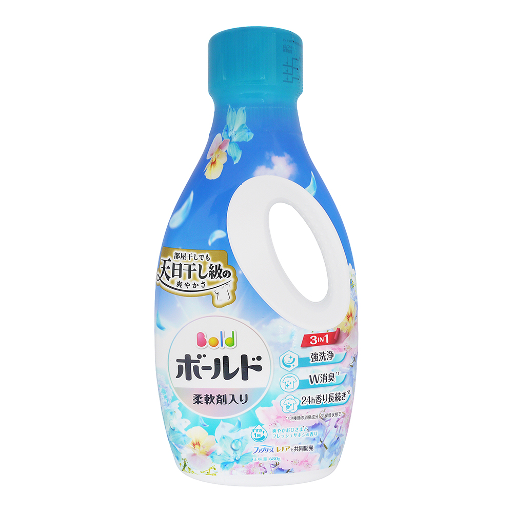 日本P&G Bold 超濃縮洗衣精-清新花香(680g)