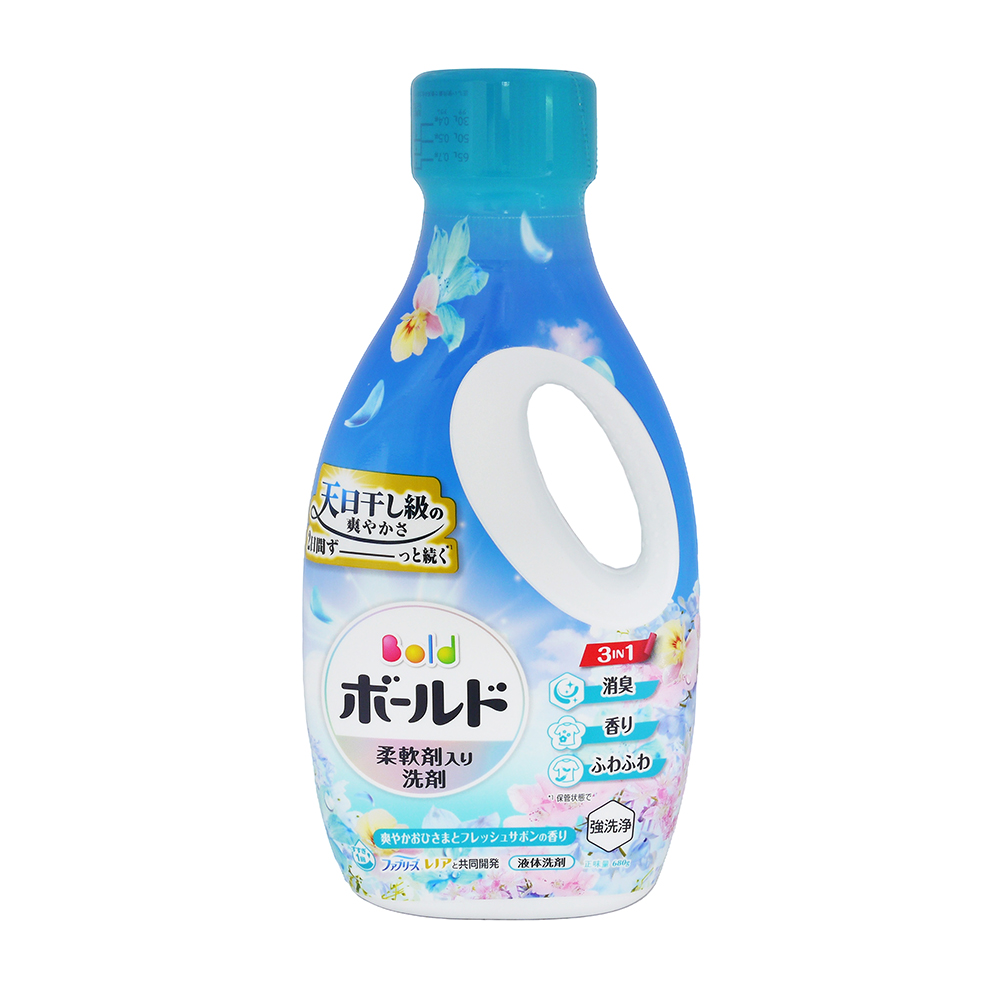 日本P&G Bold 超濃縮洗衣精-清新花香(680g)