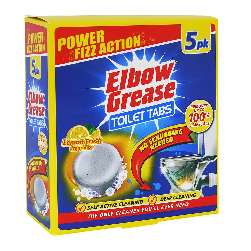 英國 英潔利 Elbow Grease 馬桶清潔錠 檸檬(5錠)