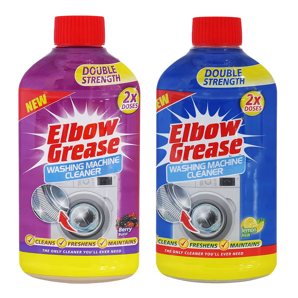 英國 英潔利 Elbow Grease 洗衣槽清潔劑組合(檸檬250ml+莓果250ml)
