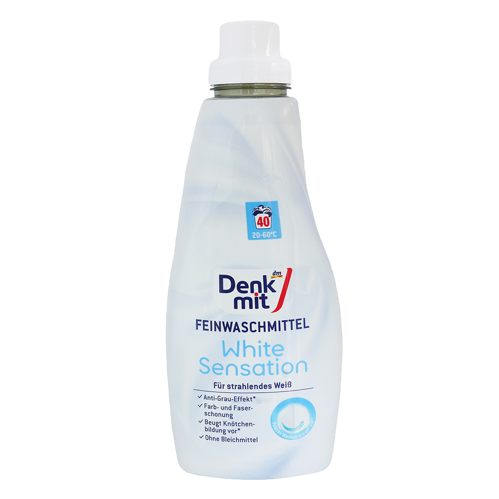 德國dm Denkmit 白色衣物溫和洗衣精(40杯)(1L)