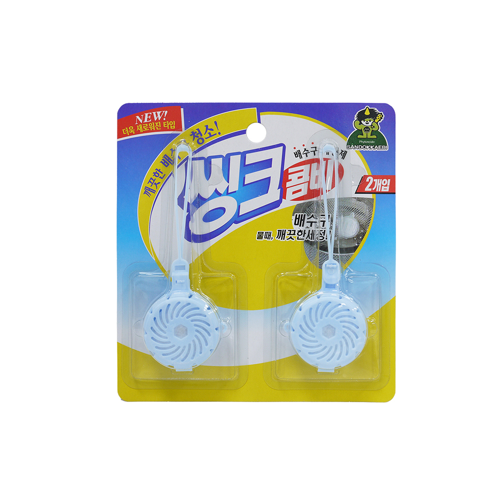 韓國SANDOKKAEBI 水槽排水孔清潔劑 (2入/卡)