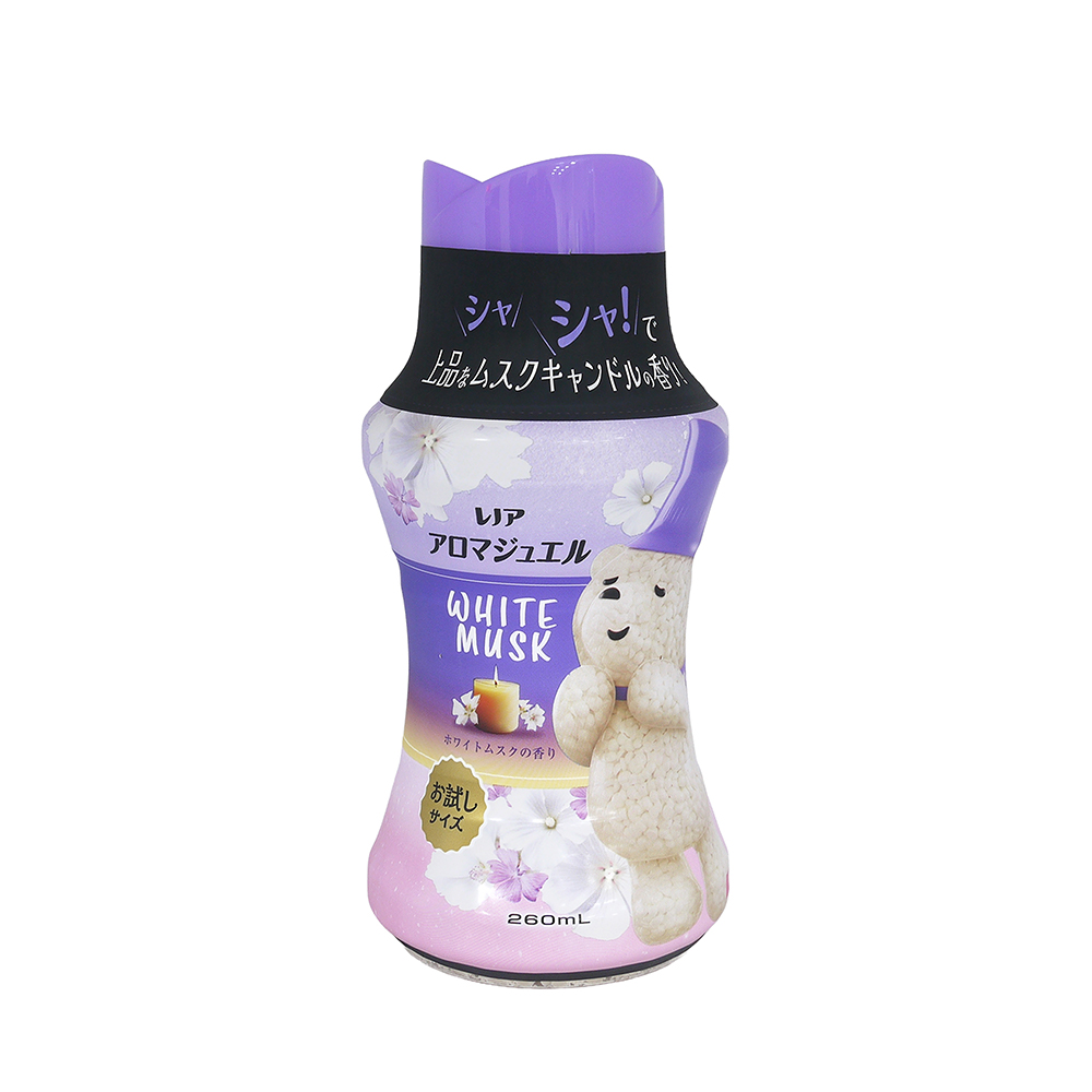 日本P&G Lenor AROMA JEWEL 蘭諾 衣物清香顆粒-香香豆-白麝香(260ml)