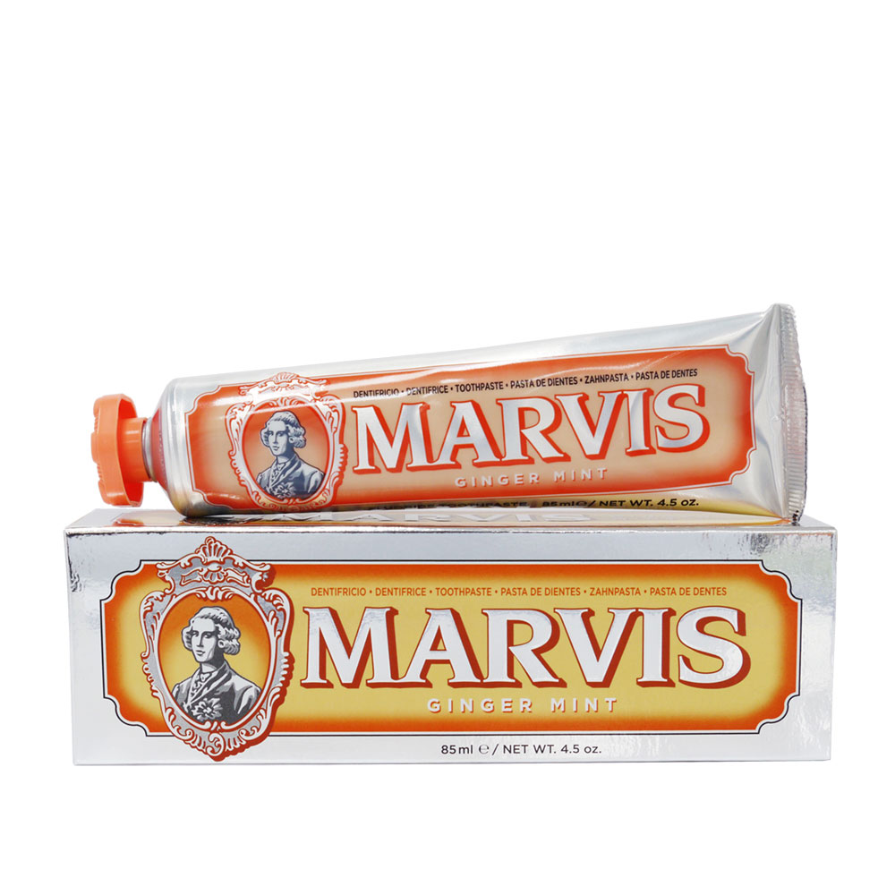 義大利MARVIS頂級牙膏生薑薄荷(85ML橘)