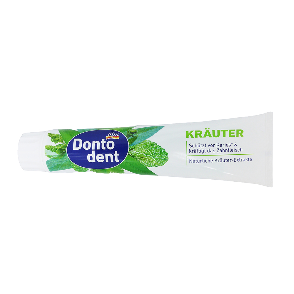 德國dm DONTODENT  草本植萃牙膏(125ml)