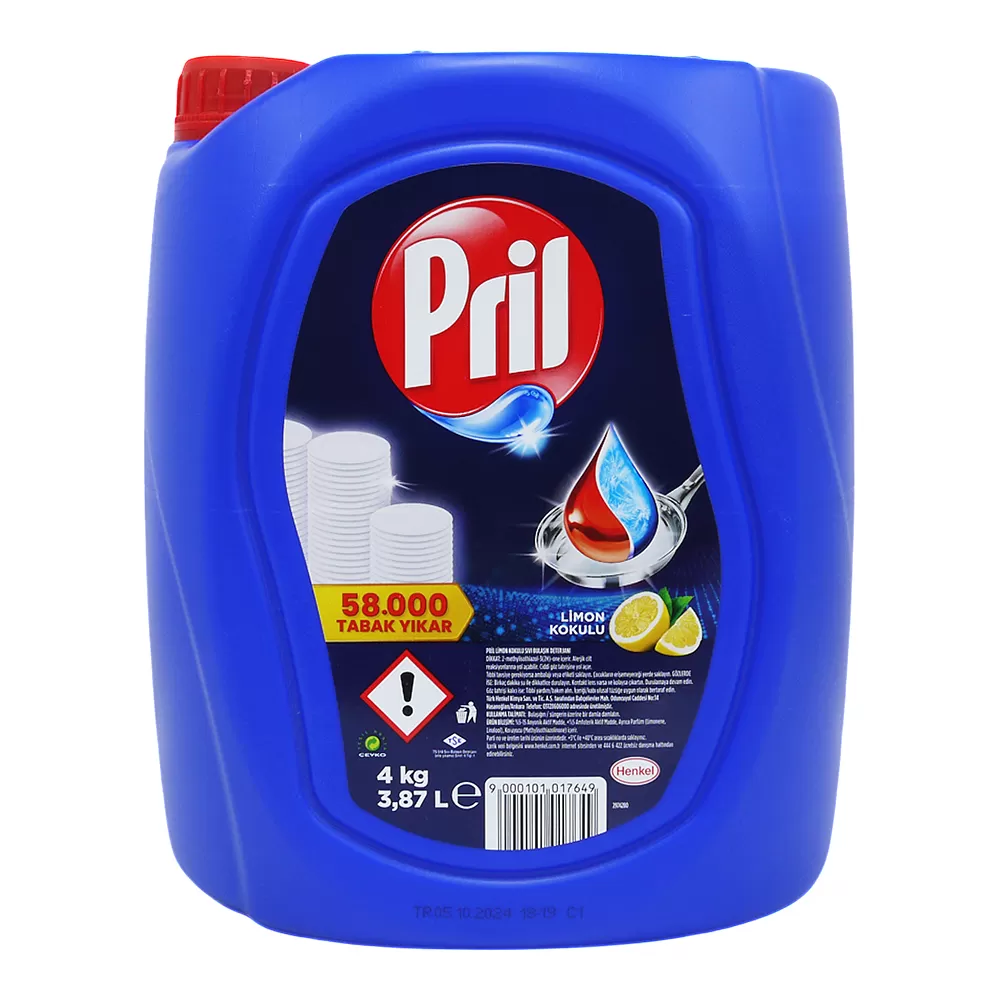 德國PRIL  濃縮洗碗精 檸檬(4000g/3868ml)