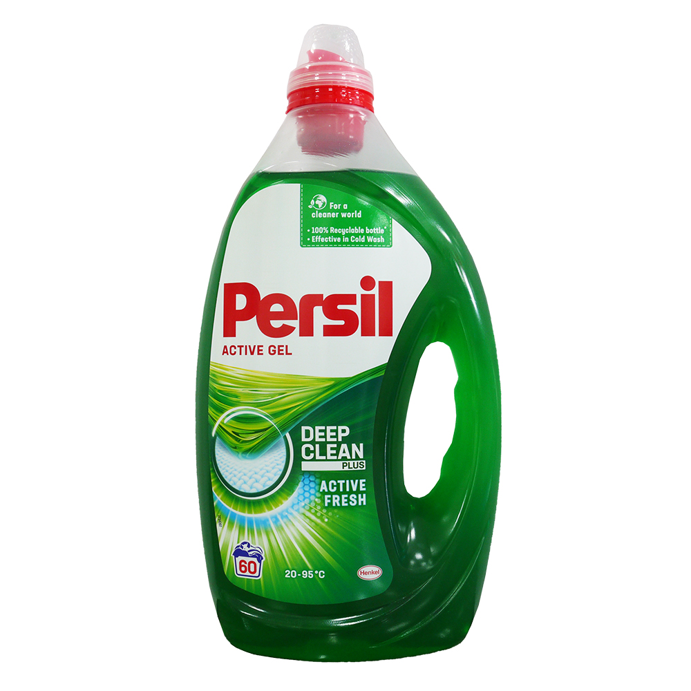 德國PERSIL 酵素洗衣凝露-強力洗淨(綠) 60杯(3L)