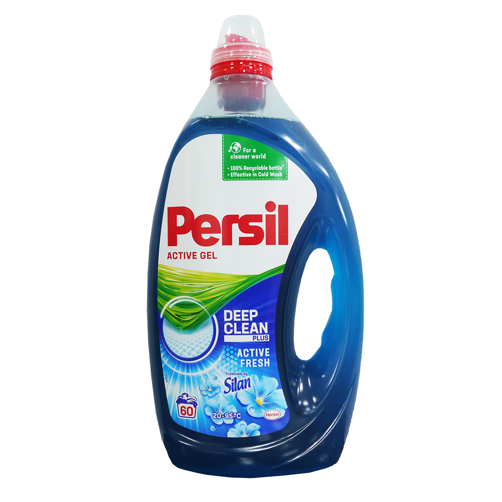 德國PERSIL 酵素洗衣凝露 -(花香藍) 60杯(3L)