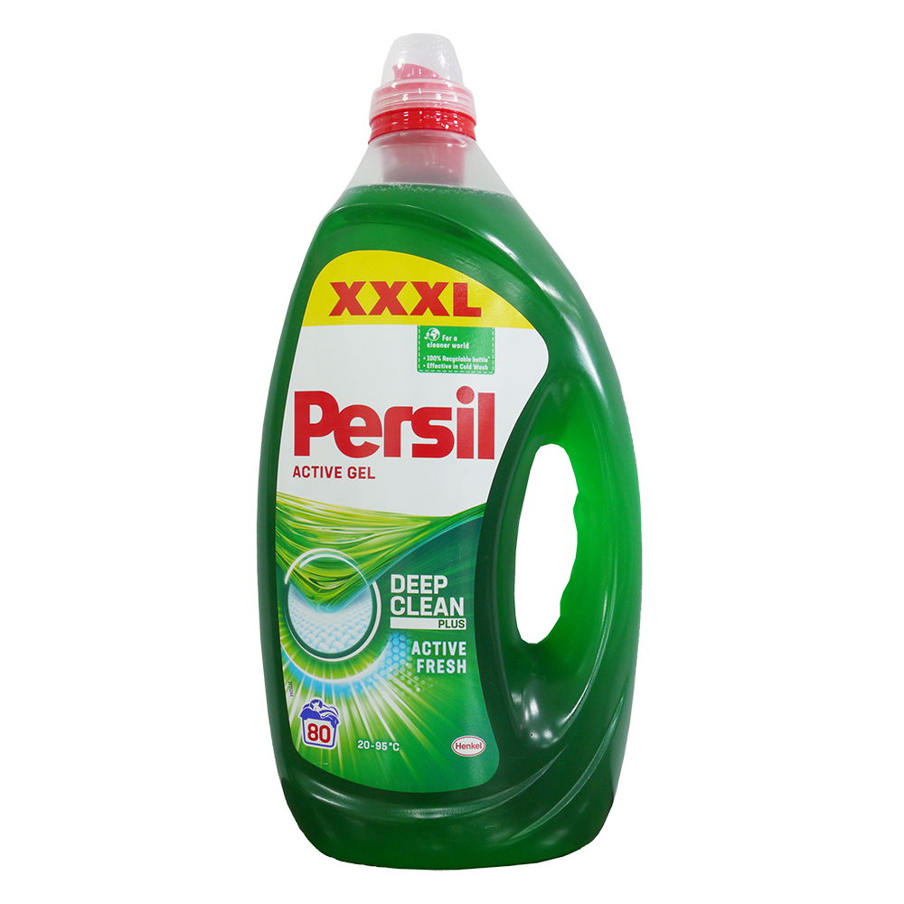 德國PERSIL 酵素洗衣凝露 -強力洗淨(綠) 80杯(4L)