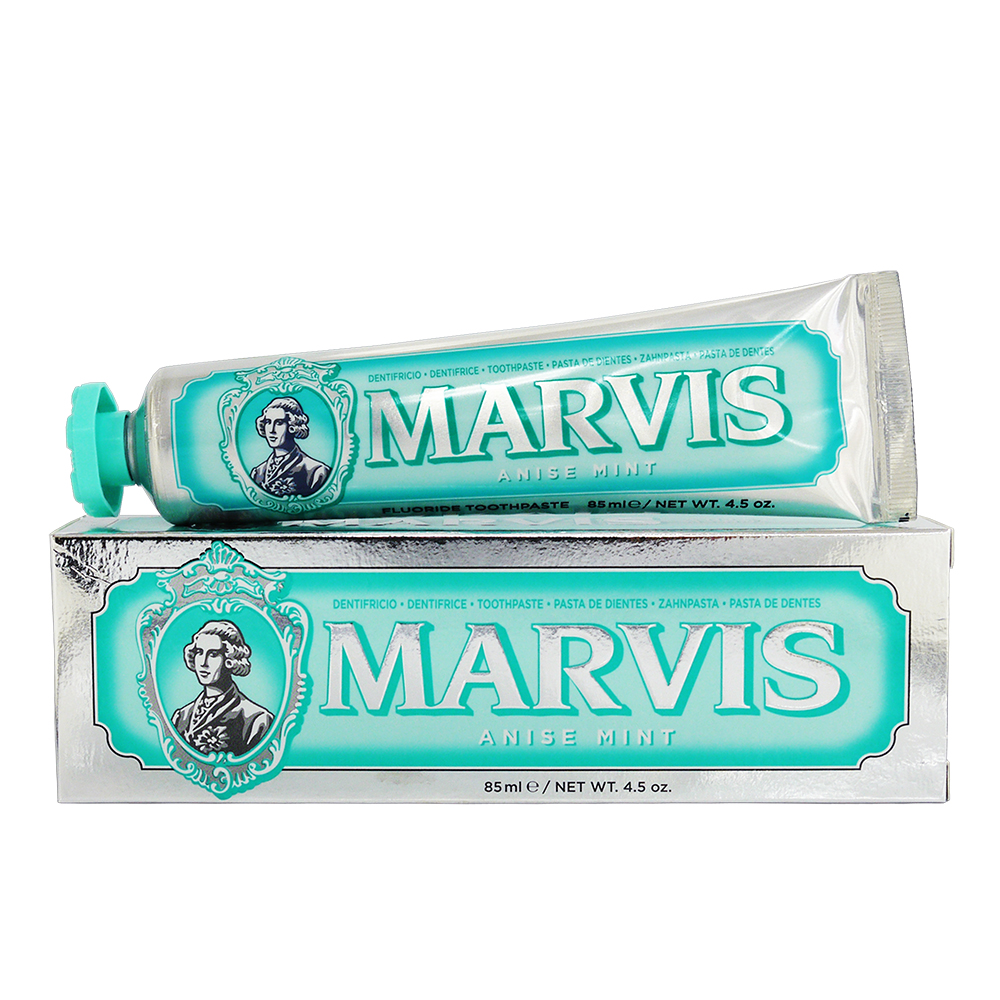 義大利MARVIS 義大利頂級牙膏茴香薄荷(85ml青)