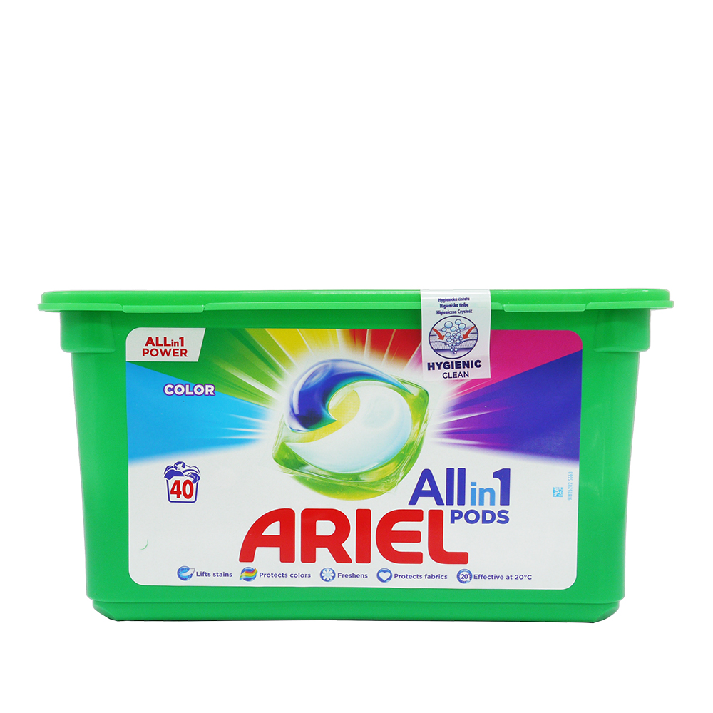 P&G ARIEL 3D洗衣膠球-COLOR 亮彩(40入)