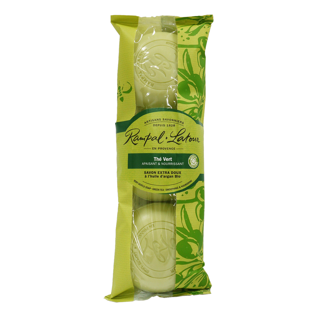 法國RAMPAL LATOUR 歐巴拉朵 橄欖精油皂-綠茶 THÉ VERT(3入)