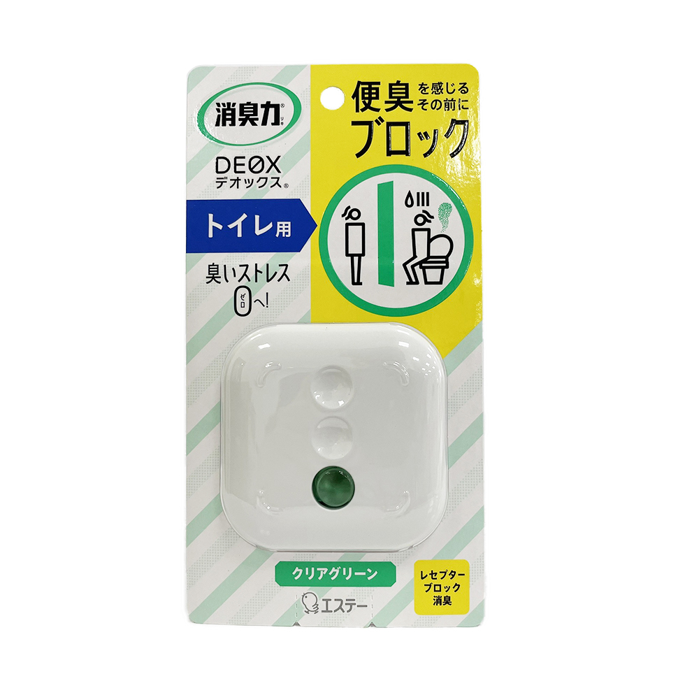 日本 ST雞仔牌 消臭力 DEOX 廁所香水除臭劑(綠)綠意鮮香(6ml)
