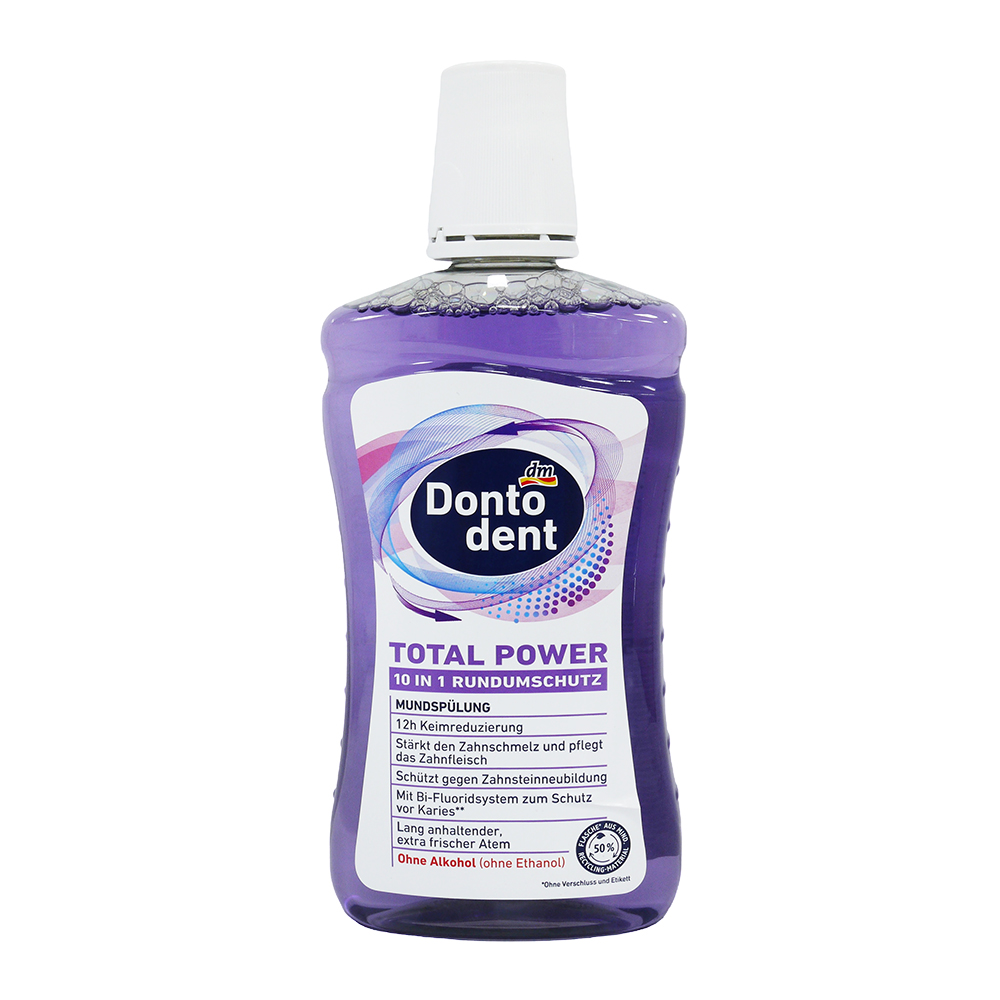 德國dm DONTODENT 10合1全方位漱口水(500ml)
