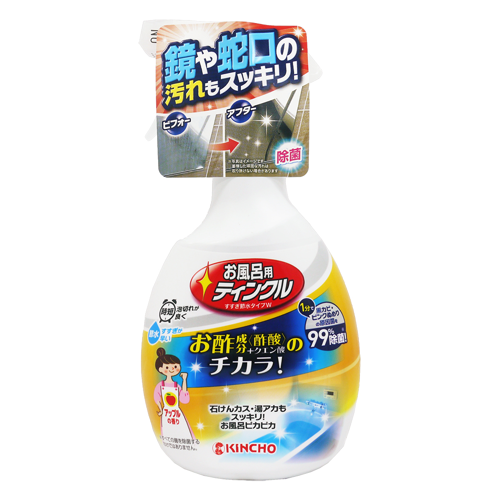 日本 KINCHO 金鳥 浴室強力除霉泡沫噴霧清潔劑(400ml)