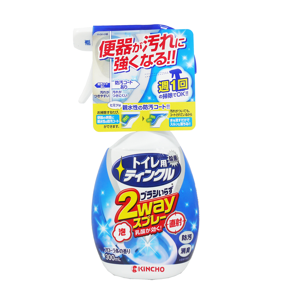日本 KINCHO 金鳥 廁所強力除霉泡沫噴霧清潔劑(300ml)