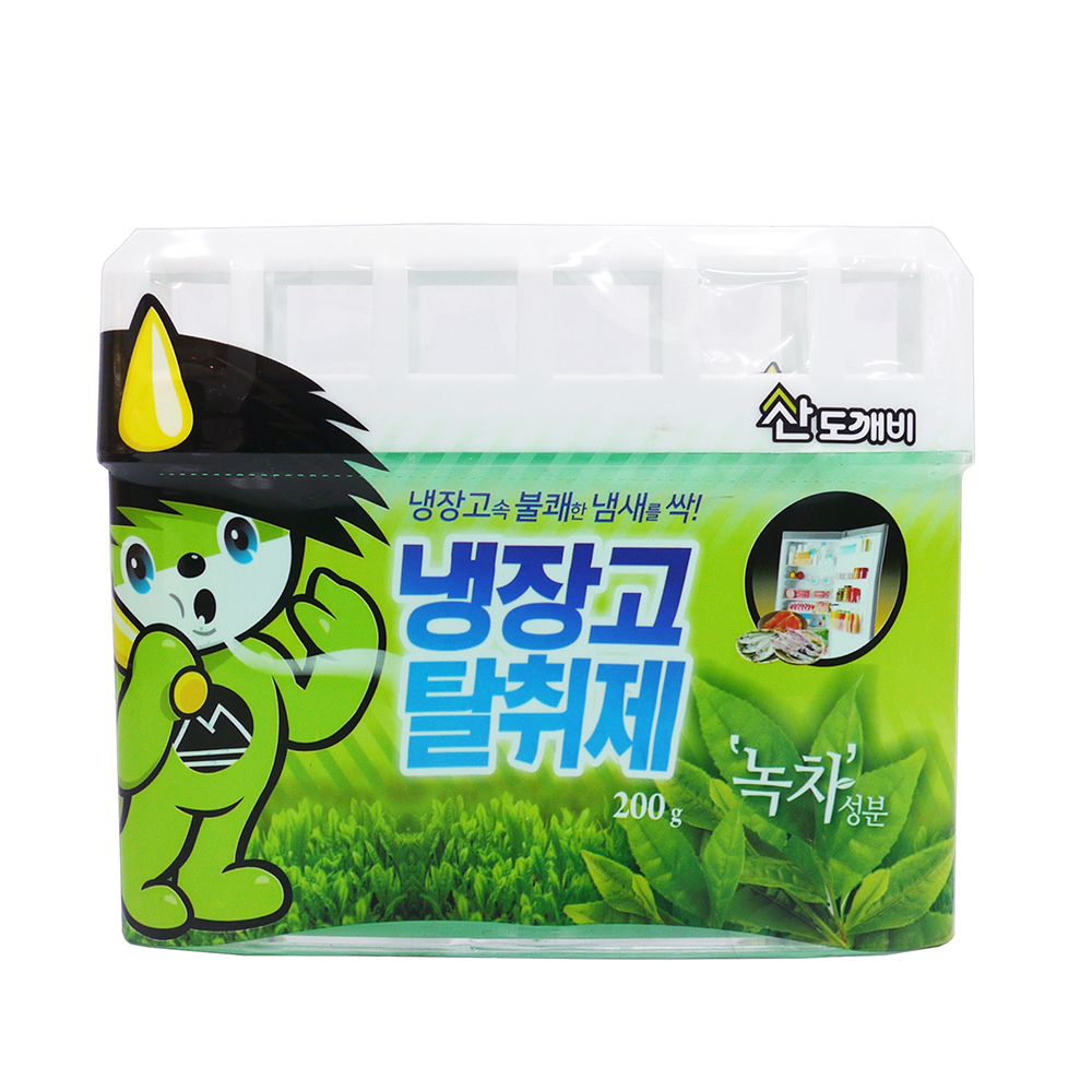 韓國SANDOKKAEBI 山鬼怪 長效冰箱除臭劑 綠茶(200g)