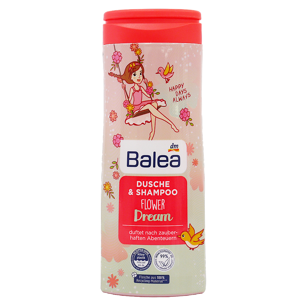德國dm BALEA 兒童二合一洗髮沐浴乳(300ml)