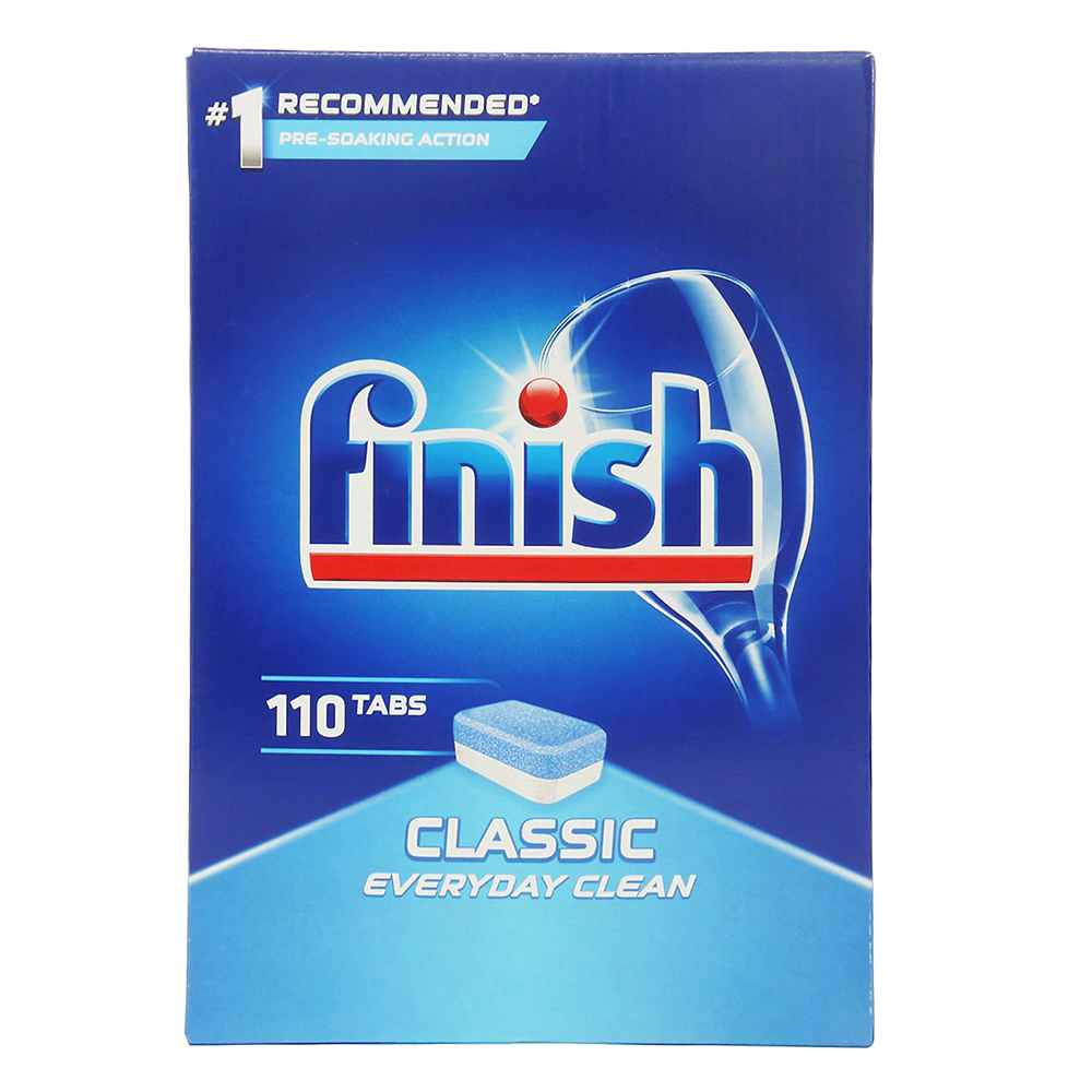 英國Finish 洗碗機專用餐具清潔錠-日常清潔(110入)