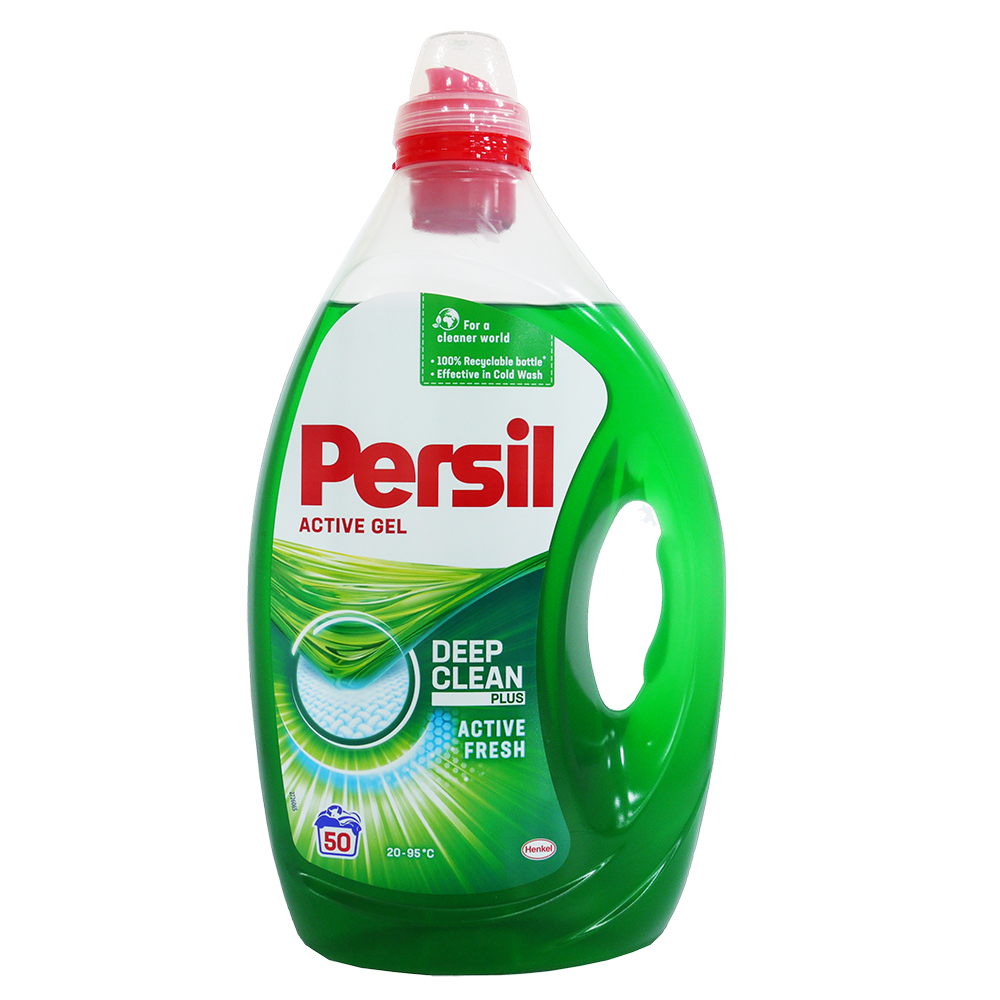 德國PERSIL 酵素洗衣凝露 POWER GEL強力洗淨 (綠) 50杯 (2.5L)