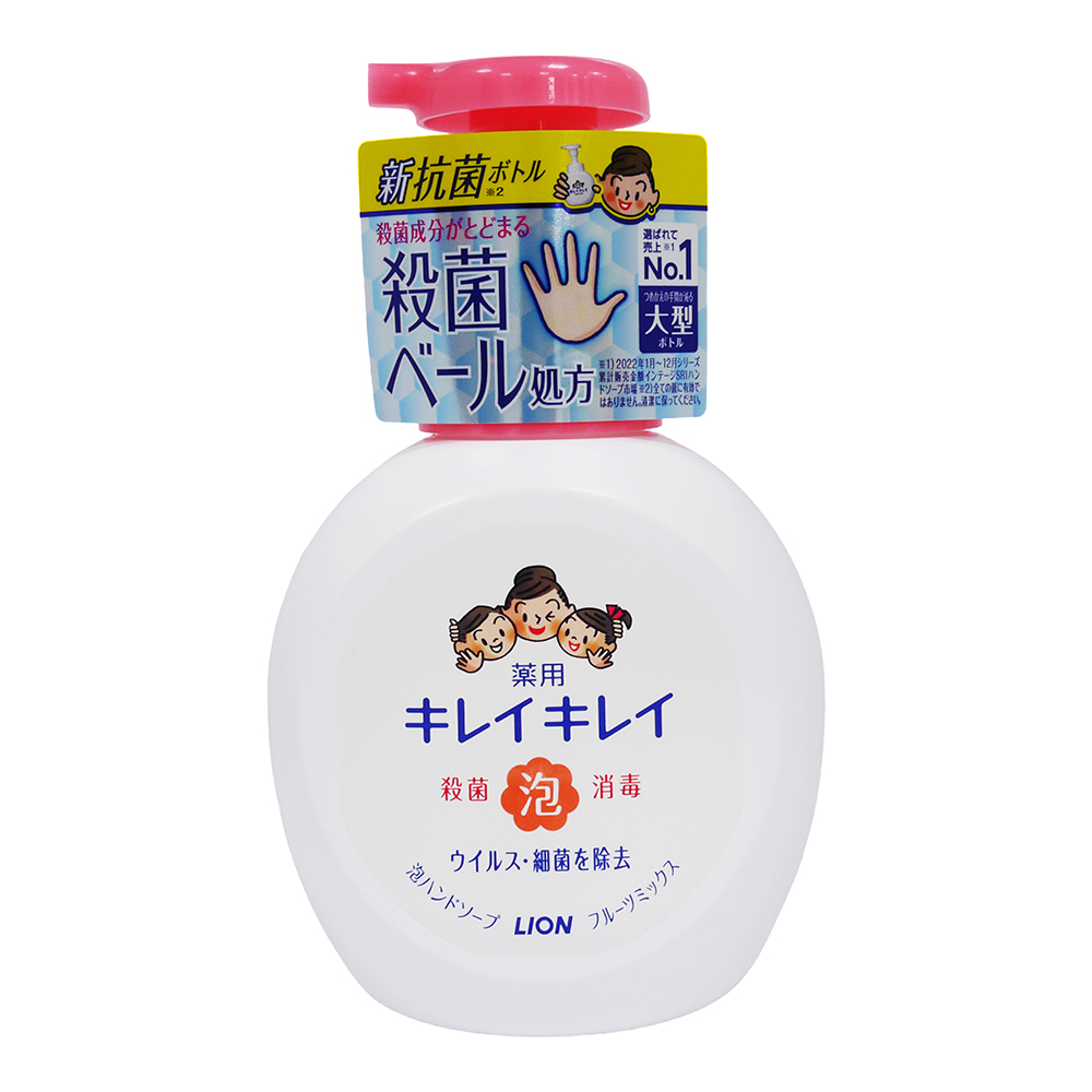 日本LION KireiKirei 泡沫殺菌消毒洗手液 粉 (果香)(500ml)
