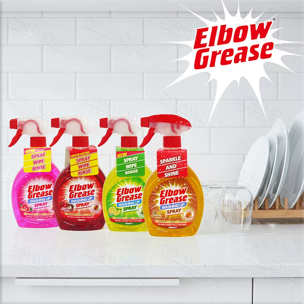 英國 英潔利 Elbow Grease 蘋果肉桂噴霧洗碗精(500ml),12E0613105,英國英潔利ElbowGrease蘋果肉桂噴霧洗碗精(500ml),ElbowGreaseWASHINGUPSPRAYAPPLE&CINNAMON(500ml),家庭清潔,全館商品