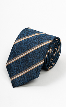 深藍斜紋領帶