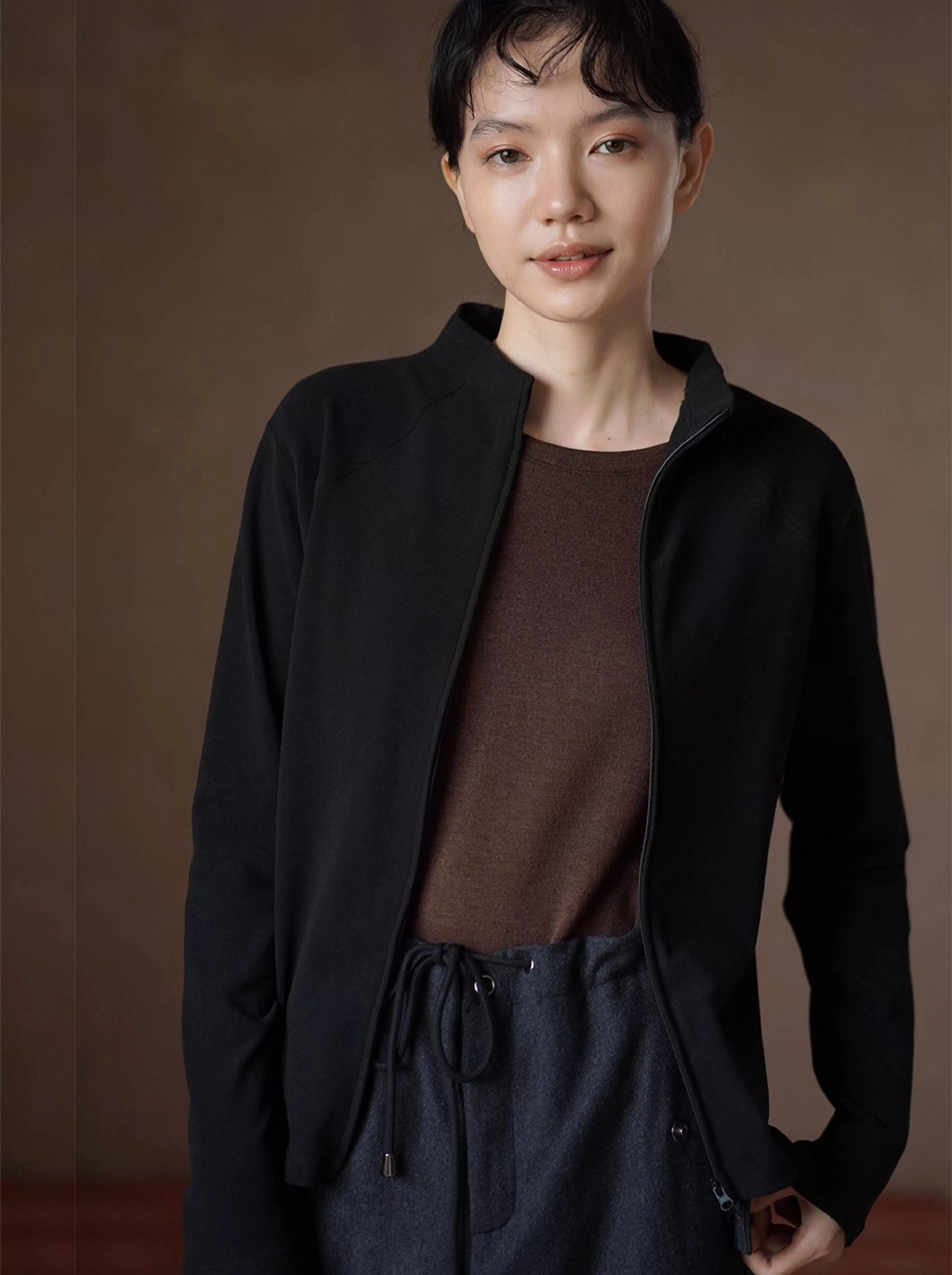 閉眼入基本彈性軟糯親膚保暖顯瘦剪裁外穿瑜珈合身外套