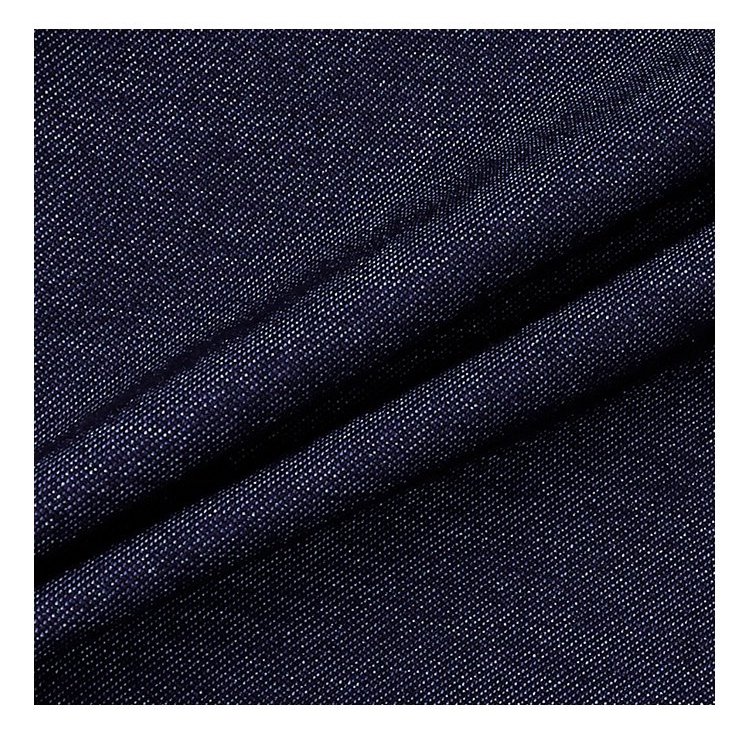 藍色鬆緊腰a字半身裙女秋季新款百搭抽繩中長裙