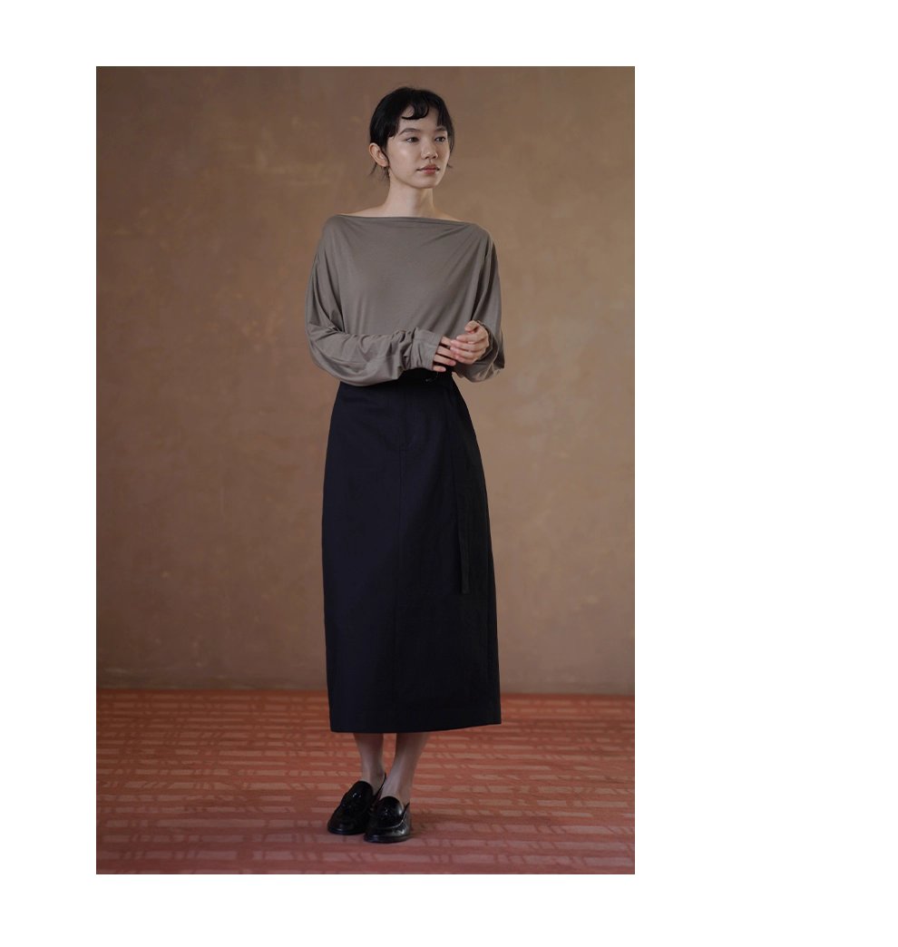 鬆弛法式100棉親膚透氣氣質蕩領寬鬆通勤顯瘦長袖上衣女