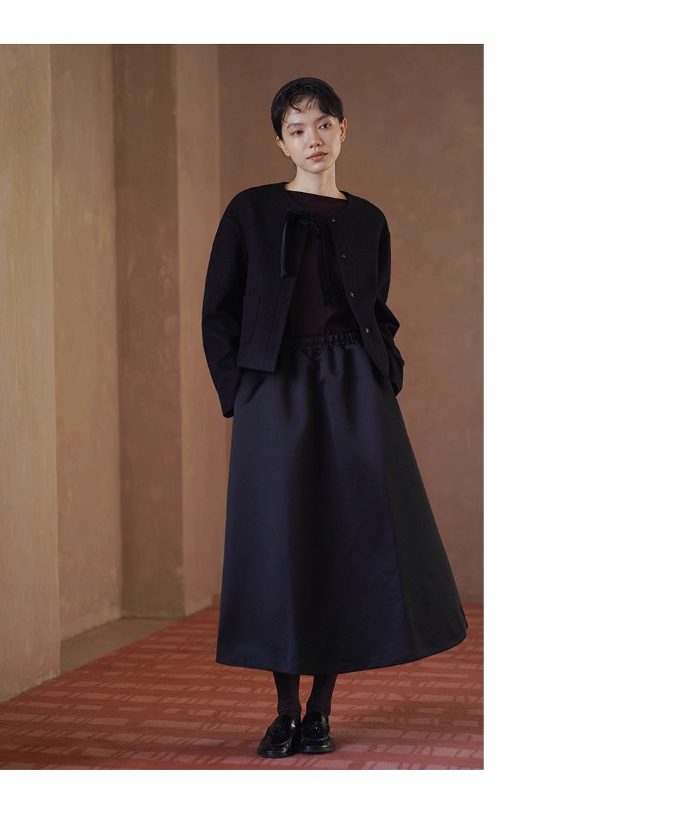 少女祈禱外套可拆式絲絨蝴蝶高含量羊毛短版正肩西裝女