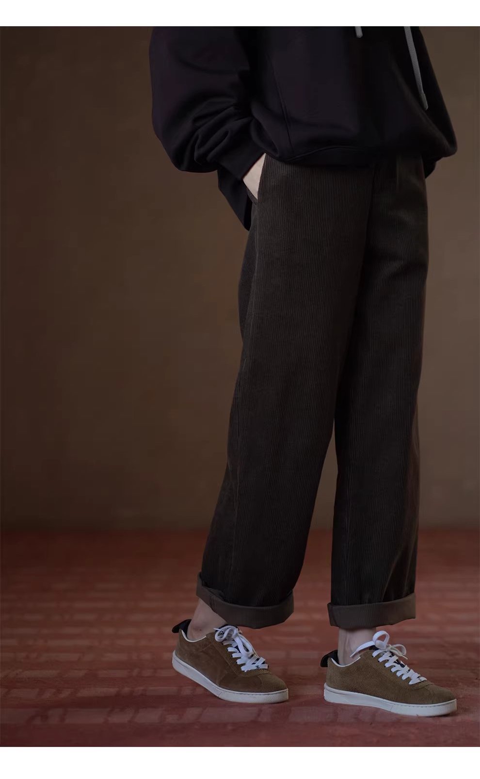 定染精品燈芯絨割緯起絨工藝復古直筒高腰寬鬆顯瘦長褲,定染精品燈芯絨割緯起絨工藝復古直筒高腰寬鬆顯瘦長褲,HBEW3047,定染精品燈芯絨割緯起絨工藝復古直筒高腰寬鬆顯瘦長褲,高腰直筒,燈芯絨