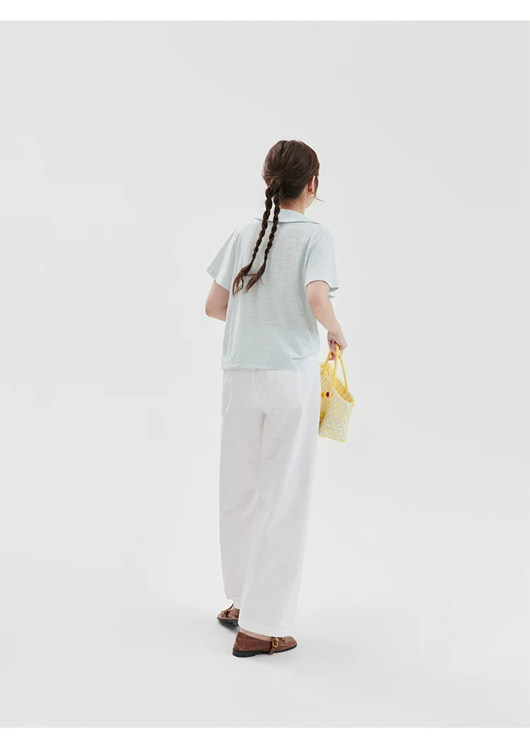 純色繫帶翻v領喇叭袖T恤女夏季新款時尚寬鬆上衣,純色繫帶翻v領喇叭袖T恤女夏季新款時尚寬鬆上衣,HBFS1278,純色繫帶翻v領喇叭袖T恤女夏季新款時尚寬鬆上衣,繫繩設計,半開翻領