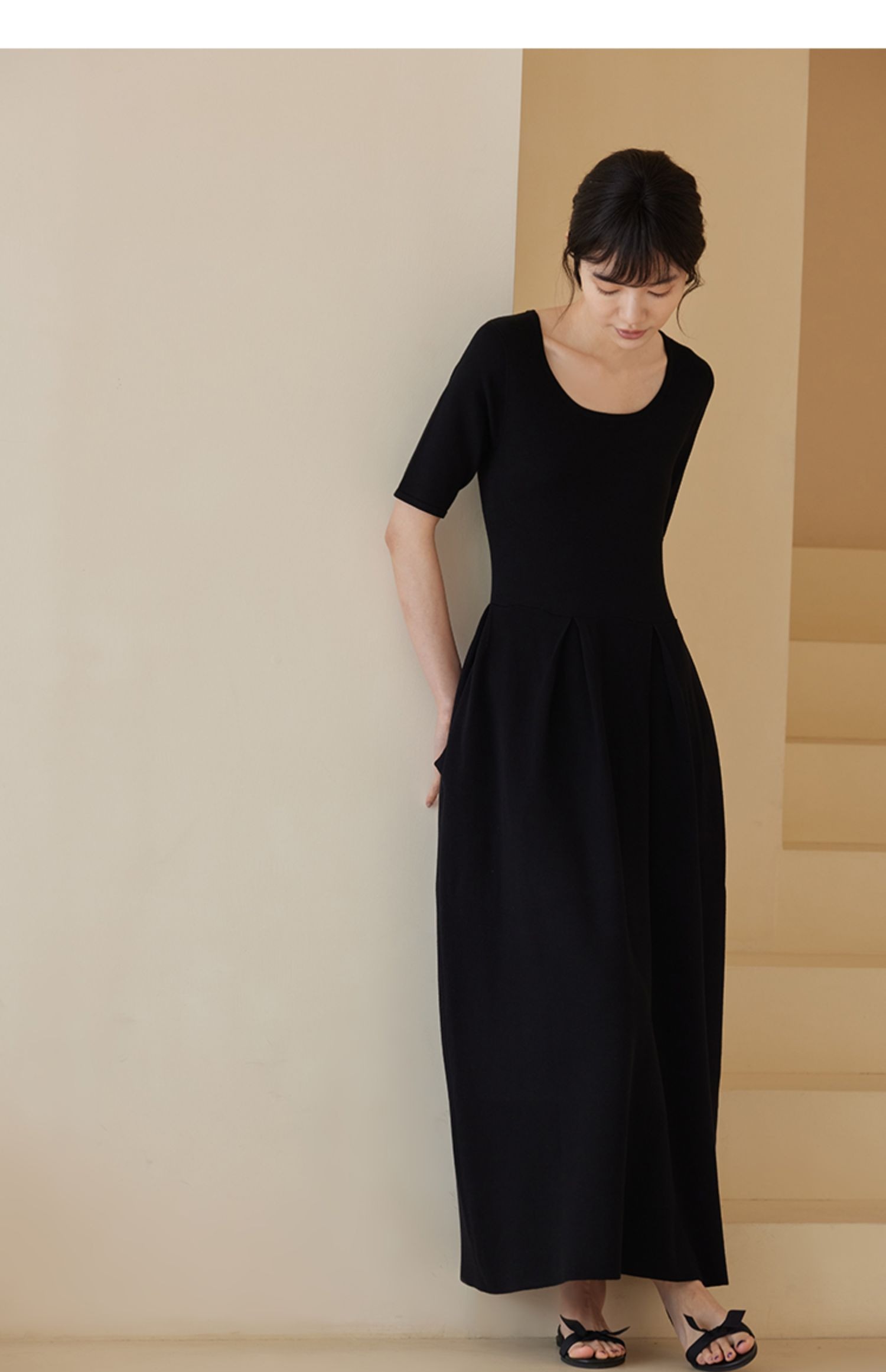 優雅氣質赫本風小黑裙收腰顯瘦高彈冰絲不悶熱連身裙洋裝,優雅氣質赫本風小黑裙收腰顯瘦高彈冰絲不悶熱連身裙洋裝,HBDS7028,優雅氣質赫本風小黑裙收腰顯瘦高彈冰絲不悶熱連身裙洋裝,優雅赫本風,高彈冰絲