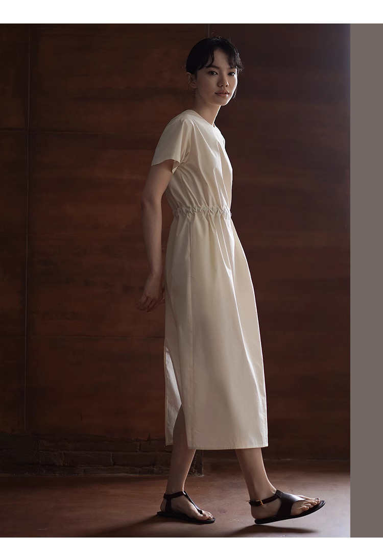 心選氛圍洋裝水洗100棉拼接腰帶設計短袖寬鬆顯瘦裙子,心選氛圍洋裝水洗100棉拼接腰帶設計短袖寬鬆顯瘦裙子,HBES7201,心選氛圍洋裝水洗100棉拼接腰帶設計短袖寬鬆顯瘦裙子,簡約大方,腰帶設計